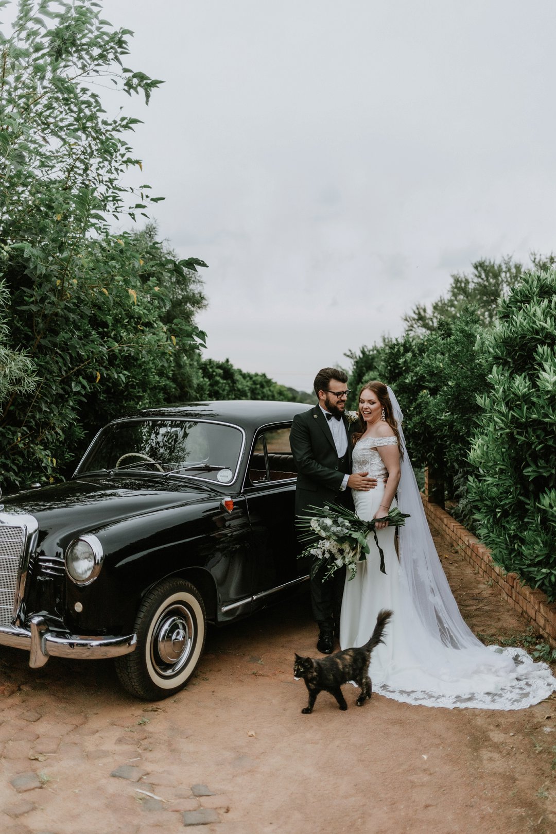 dark green wedding