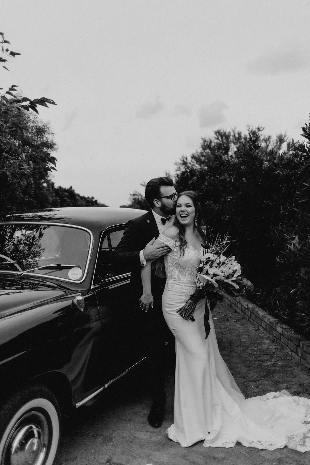dark green wedding