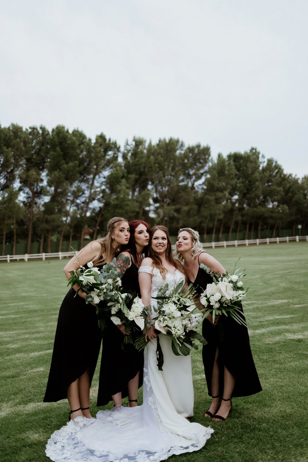dark green wedding