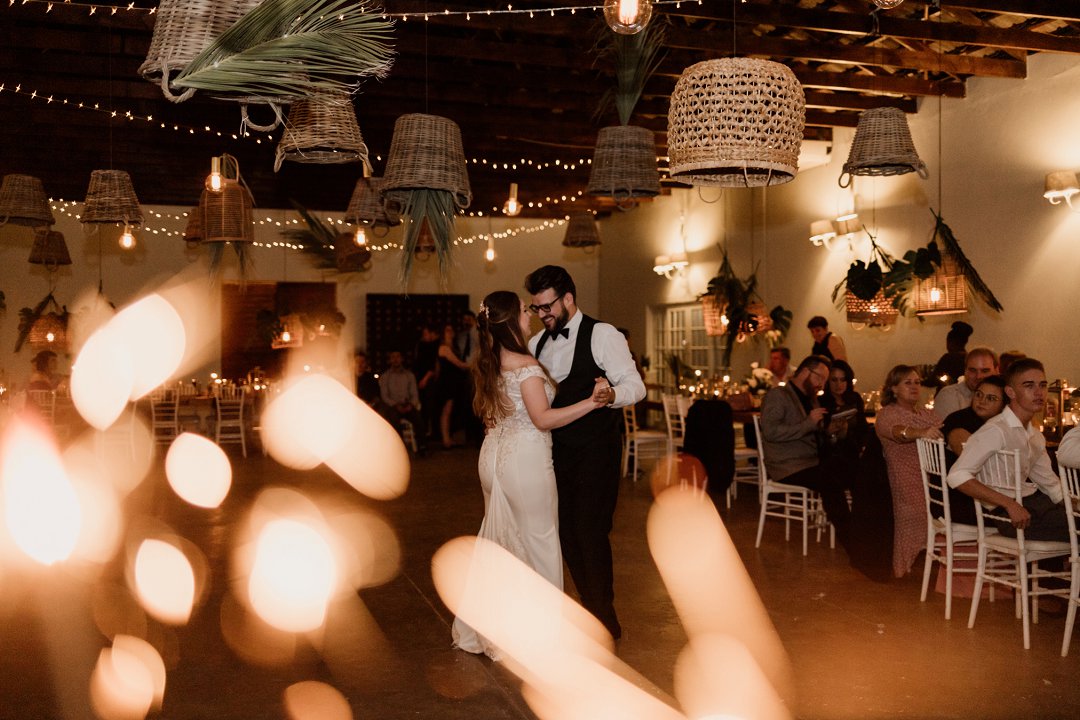 moody tropical-luxe wedding