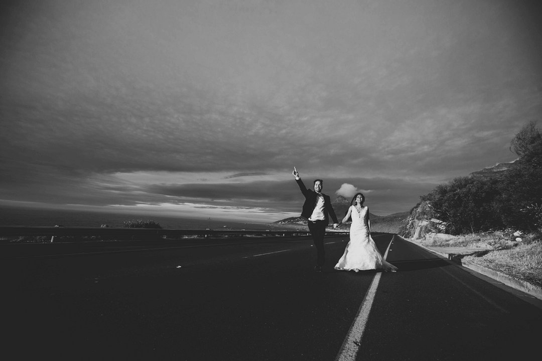 west coast beach wedding