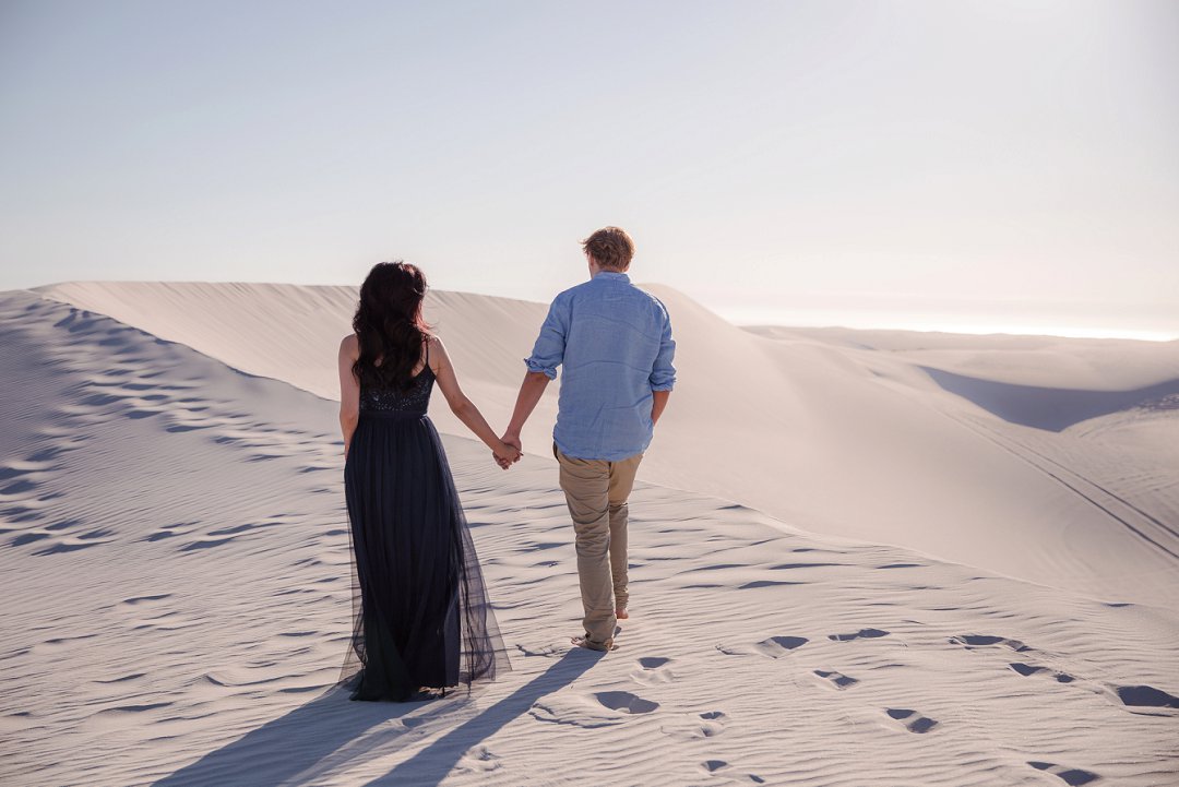 engagement on atlantis dunes cape town