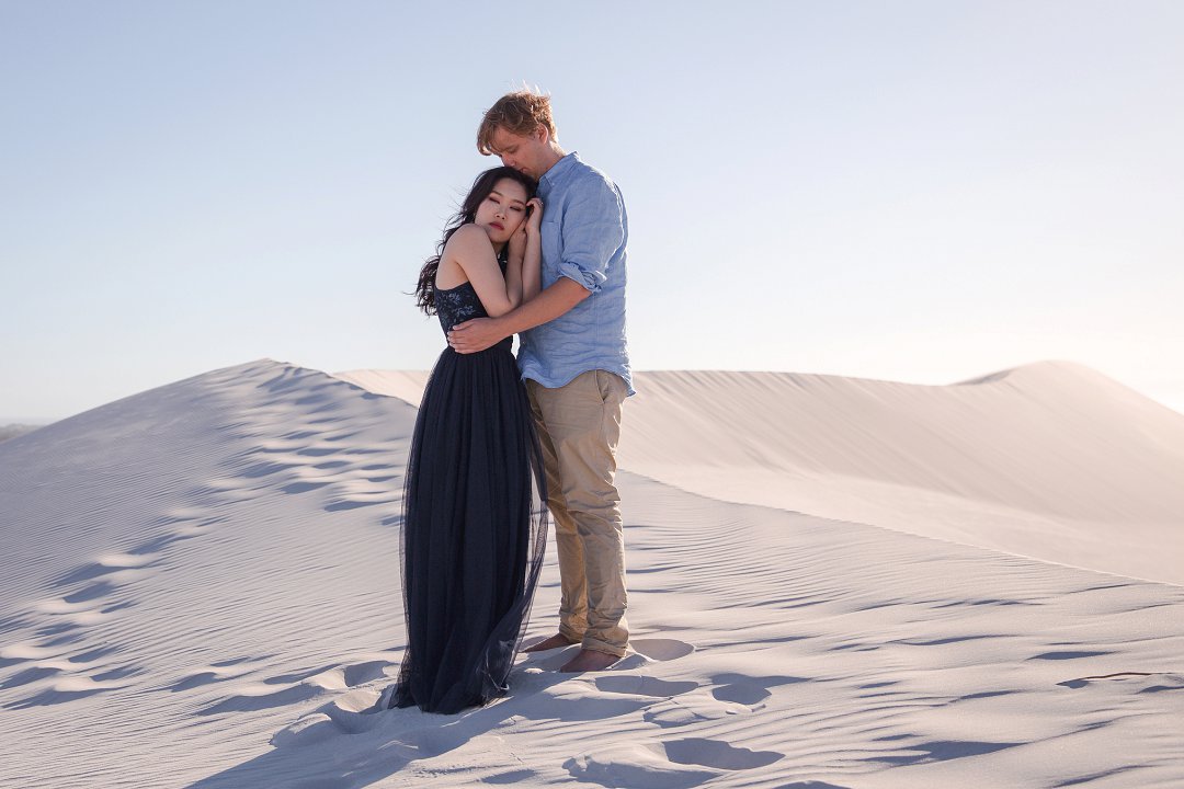 engagement on atlantis dunes cape town