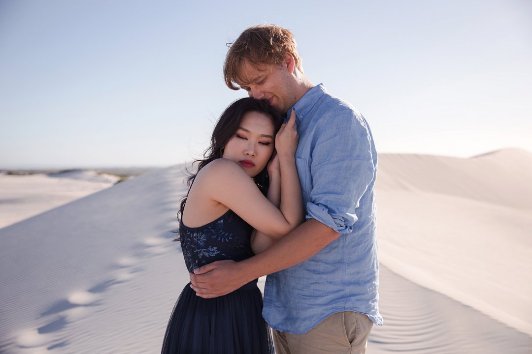 engagement on atlantis dunes cape town