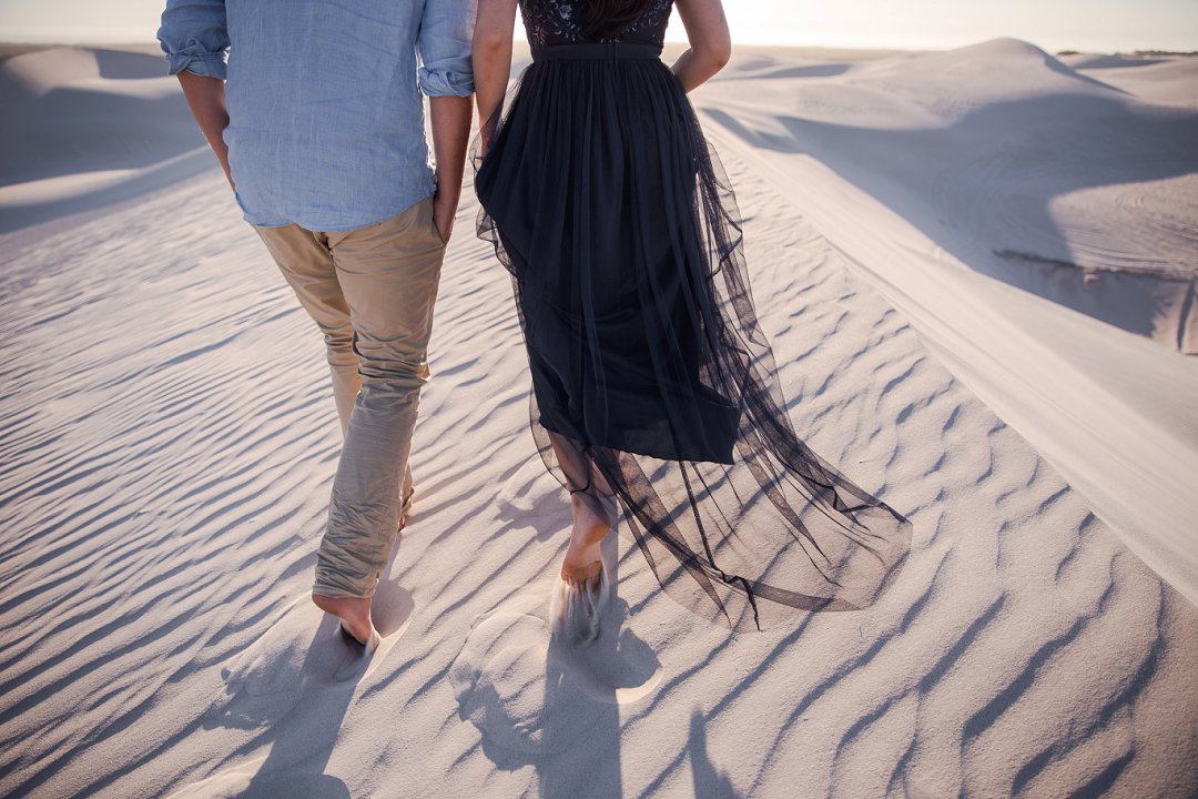 engagement on atlantis dunes cape town