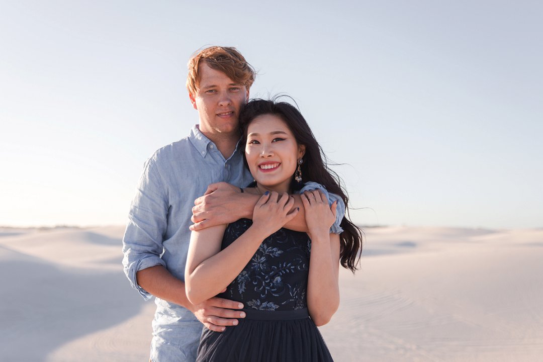 engagement on atlantis dunes cape town