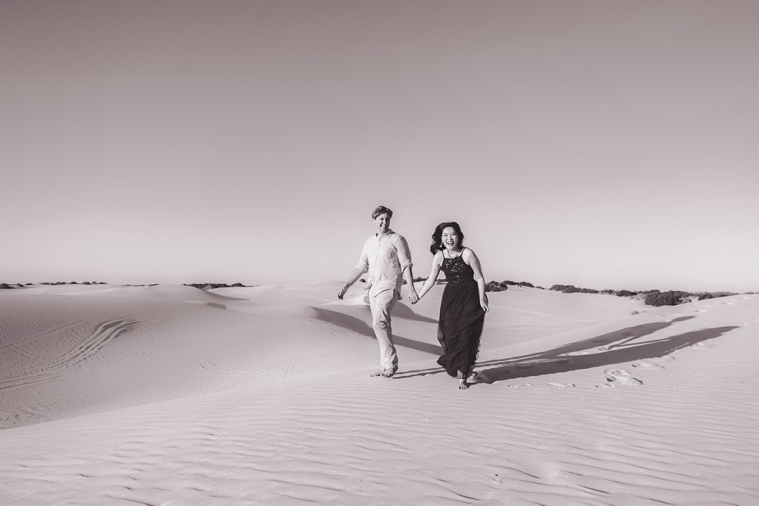 engagement on atlantis dunes cape town