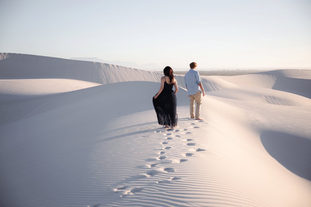 engagement on atlantis dunes cape town