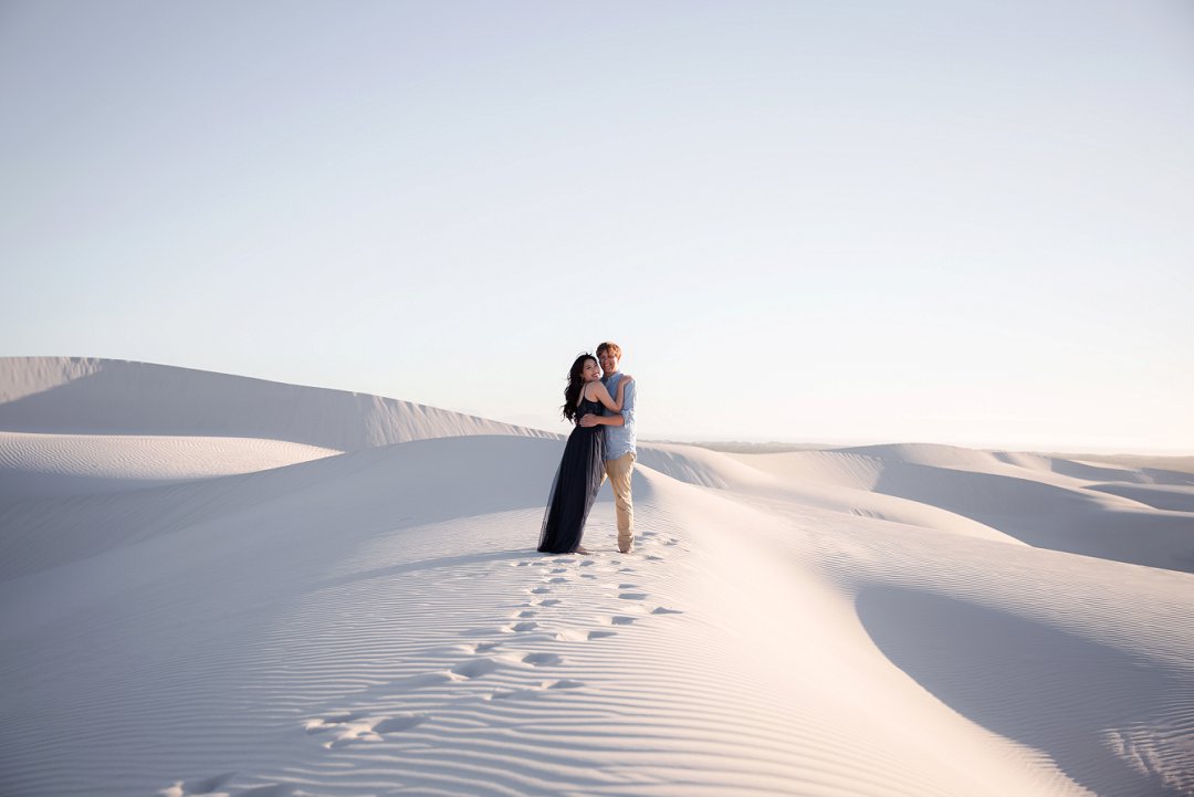 engagement on atlantis dunes cape town