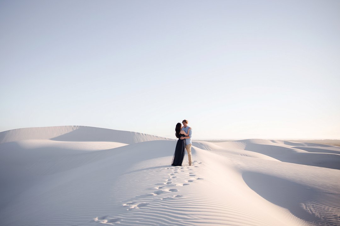 engagement on atlantis dunes cape town