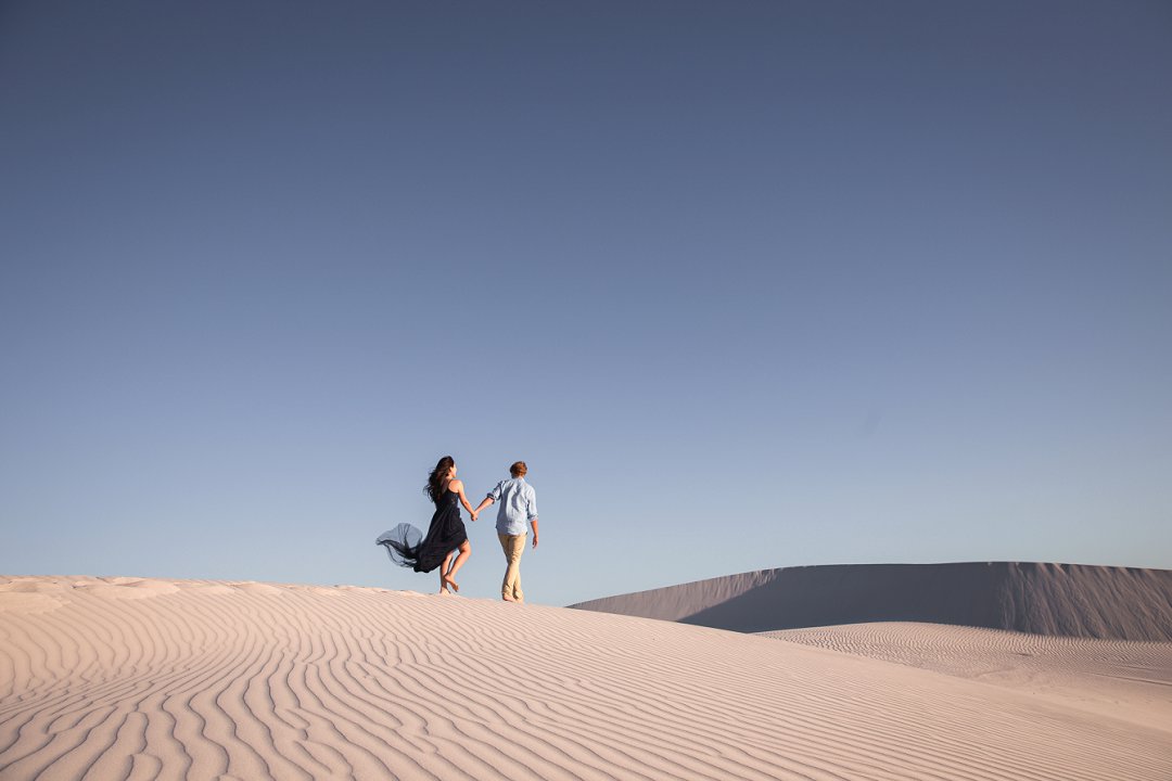 engagement on atlantis dunes cape town