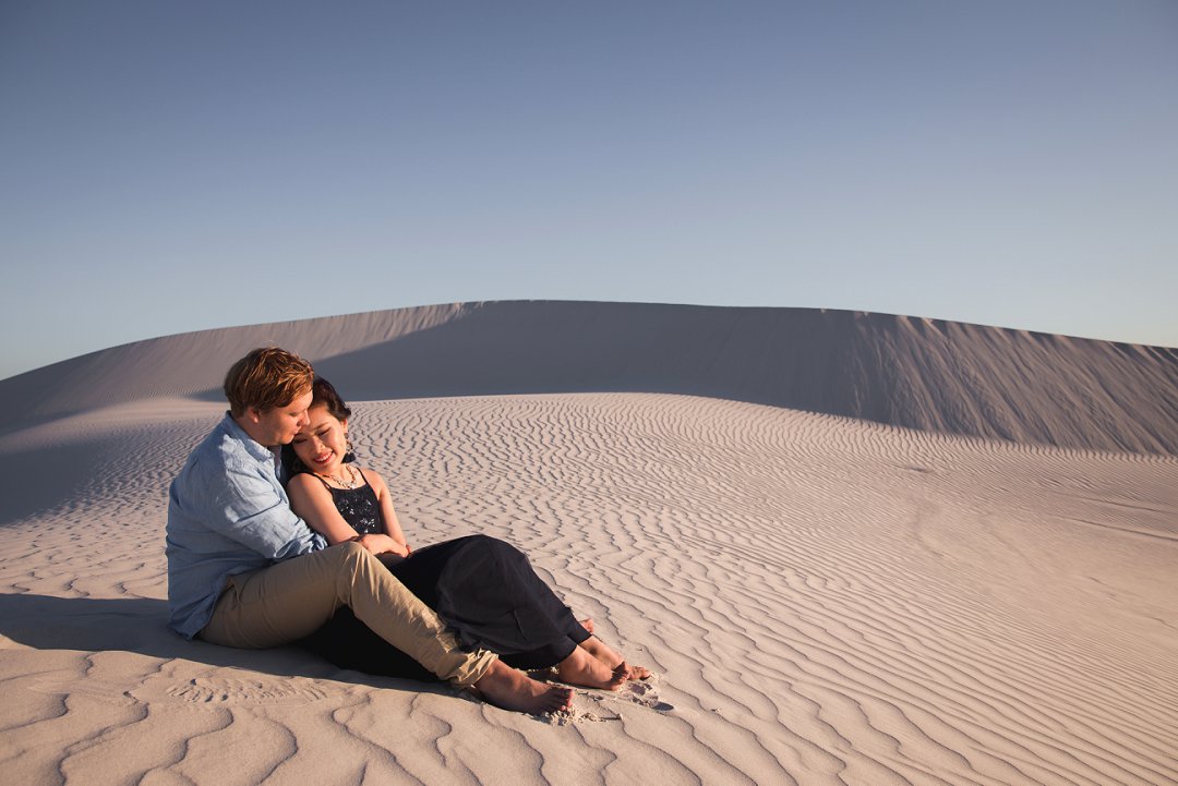 engagement on atlantis dunes cape town