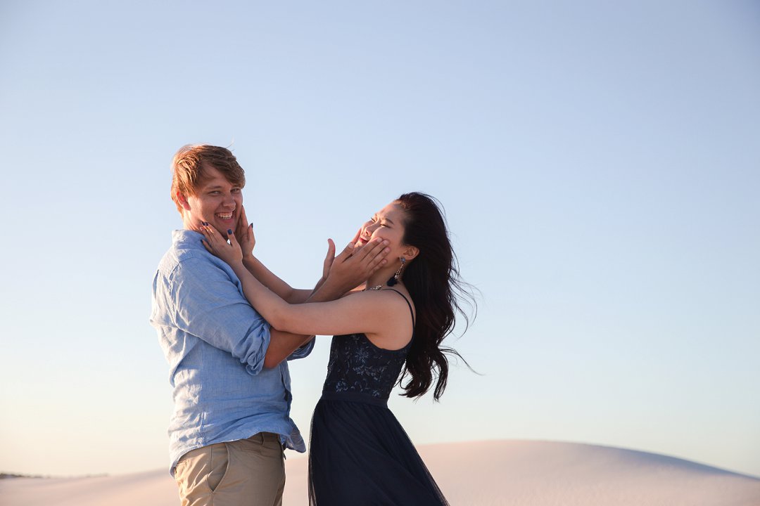 engagement on atlantis dunes cape town