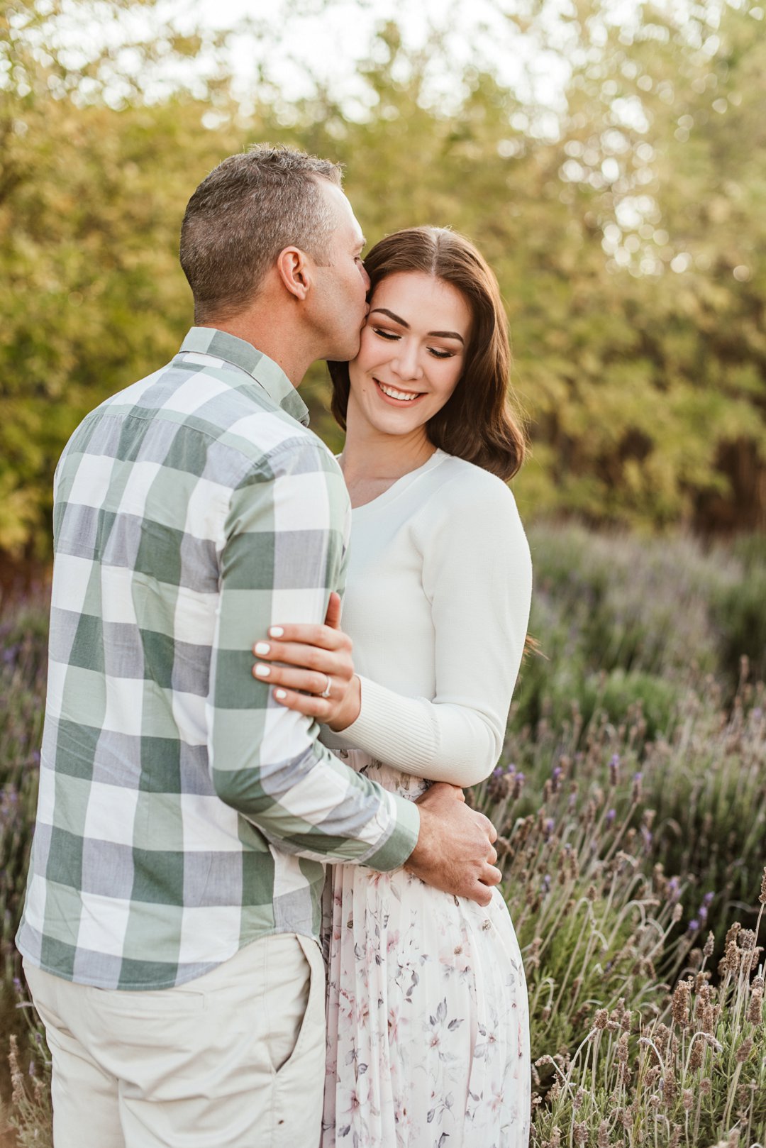 lavender field engagement shoot