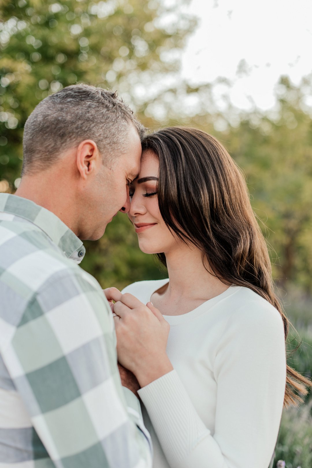 lavender field engagement shoot