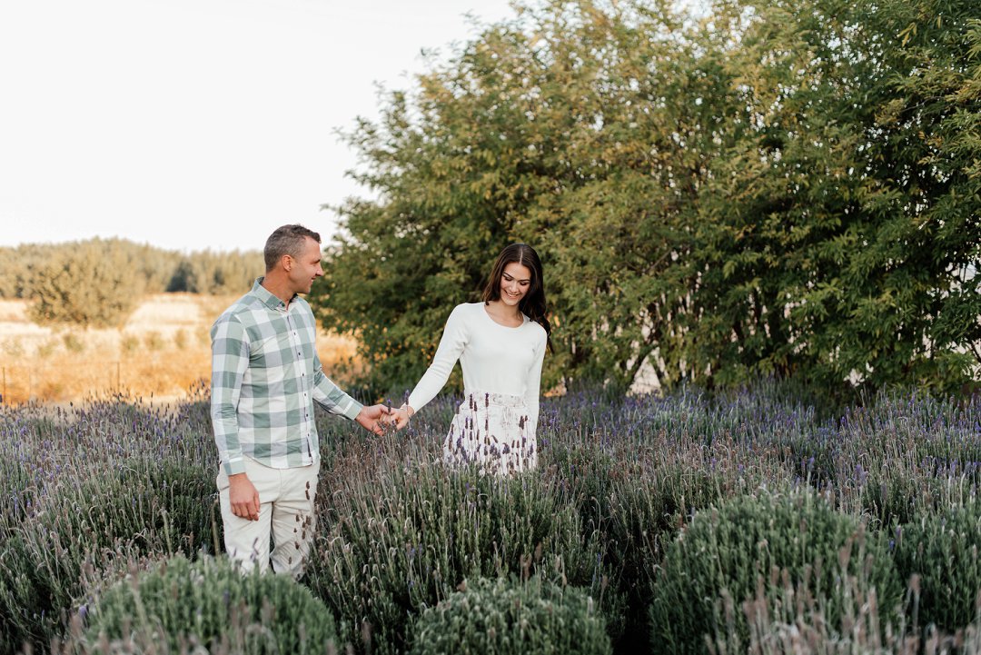 lavender field engagement shoot