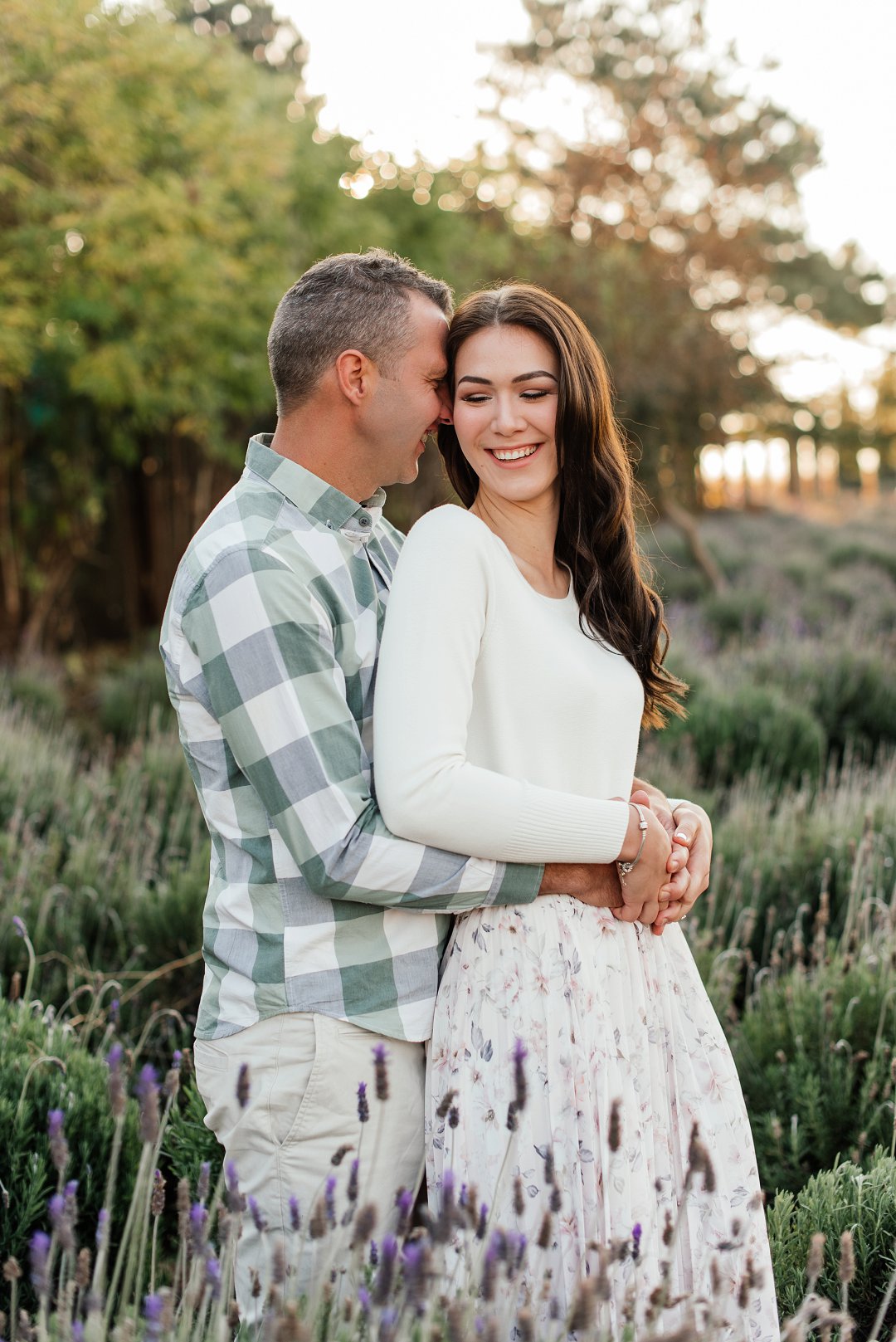 lavender field engagement shoot