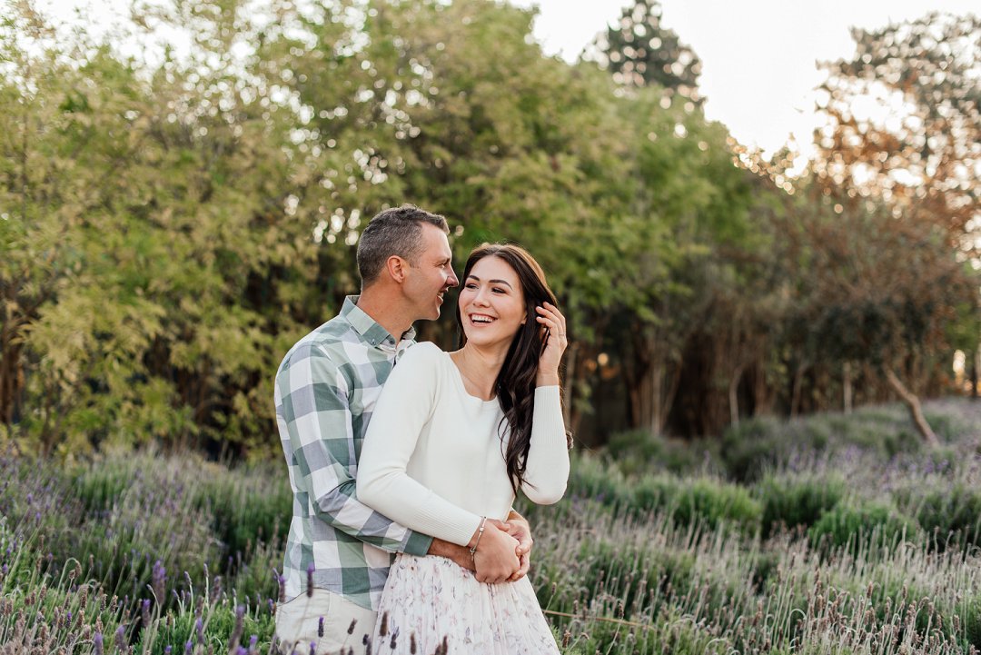 lavender field engagement shoot