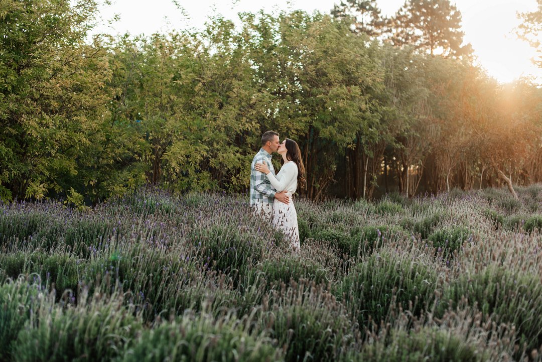 lavender field engagement shoot