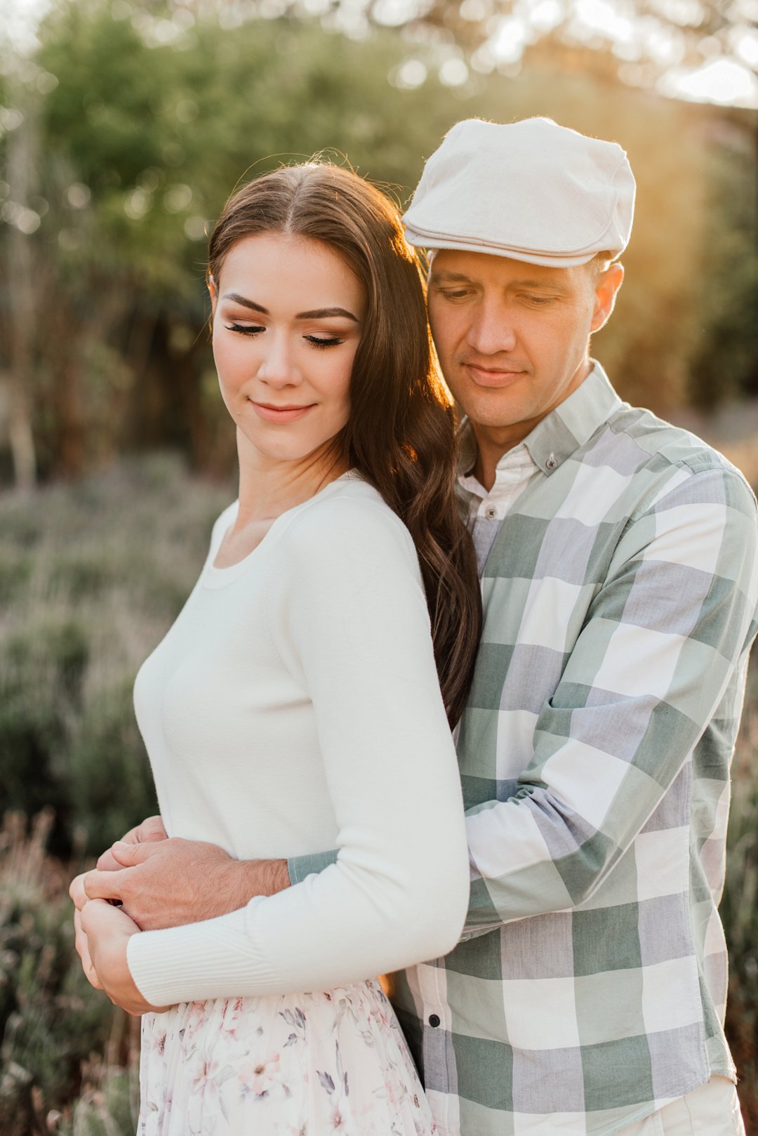 lavender field engagement shoot