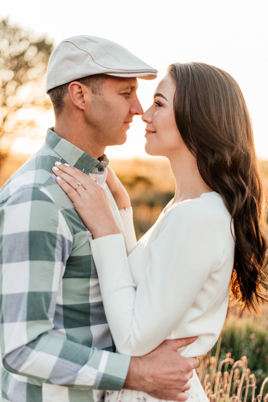 lavender field engagement shoot