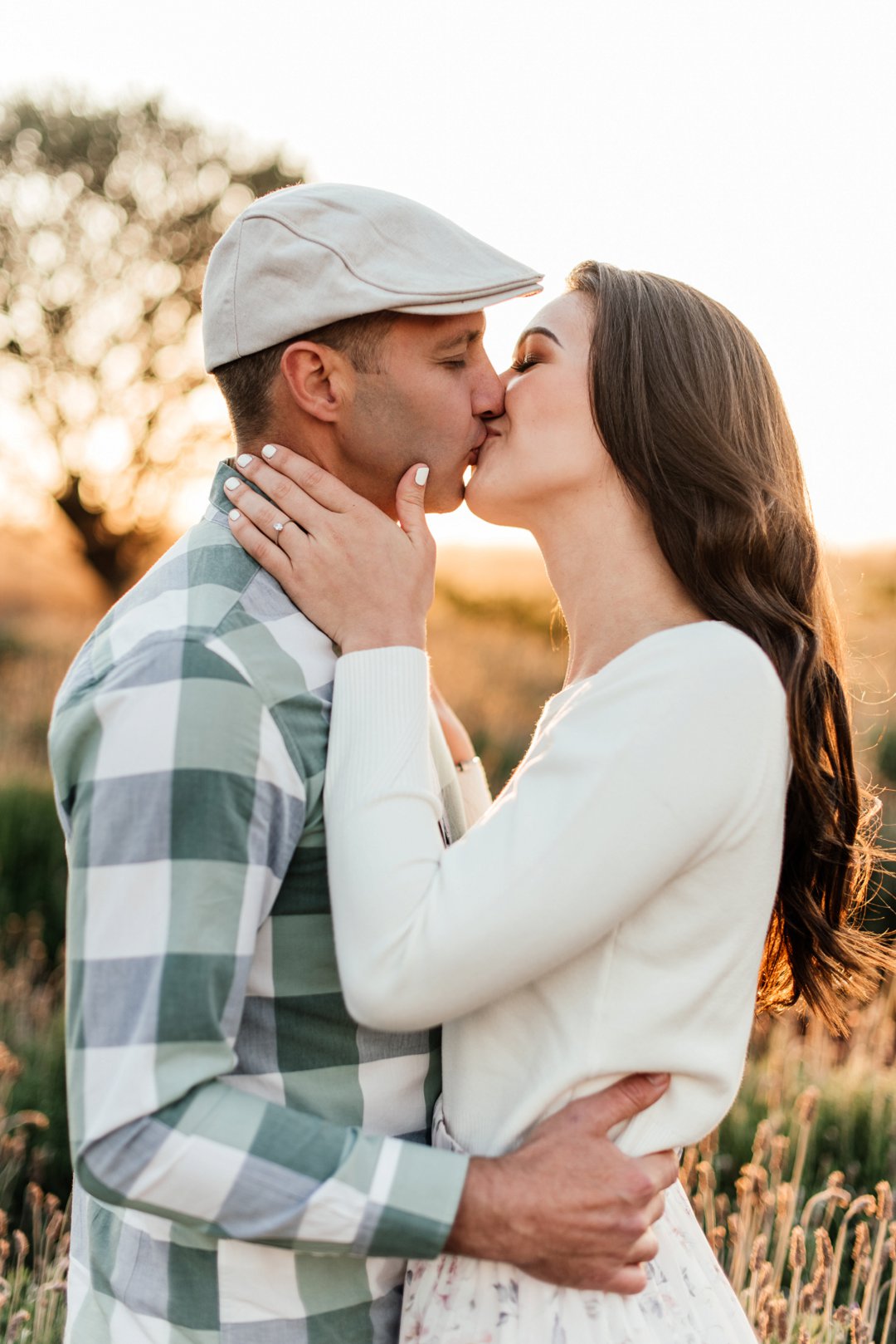 lavender field engagement shoot