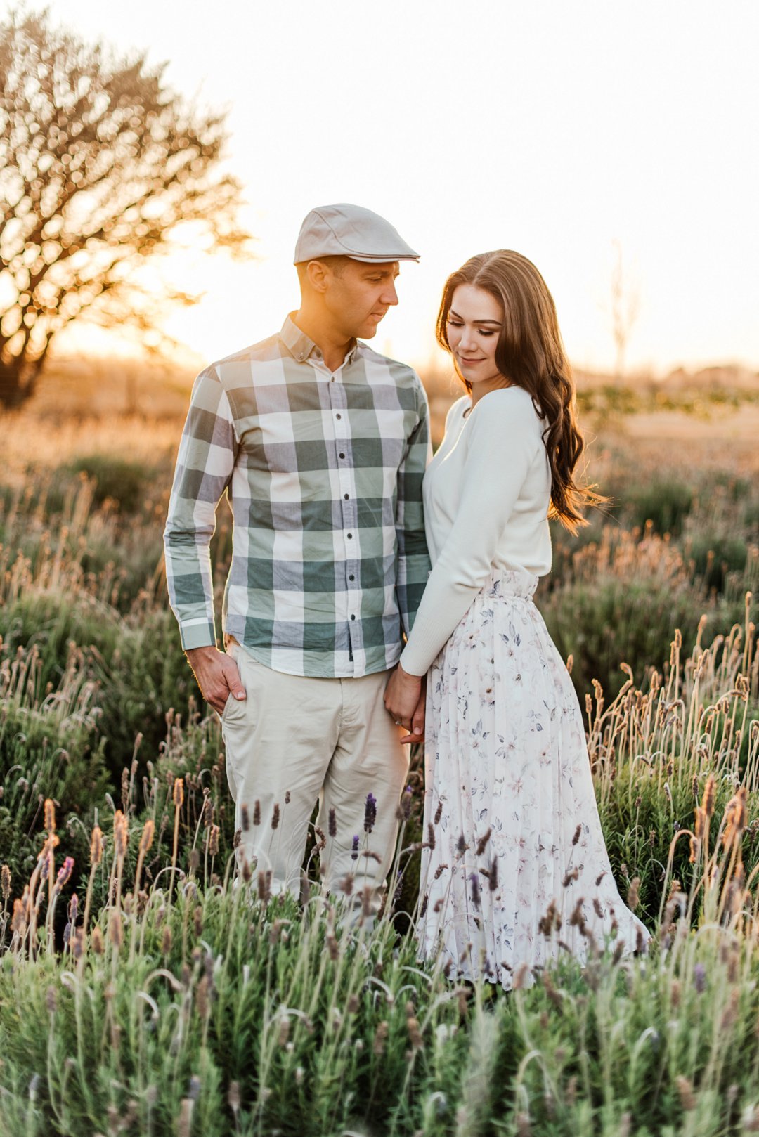 lavender field engagement shoot