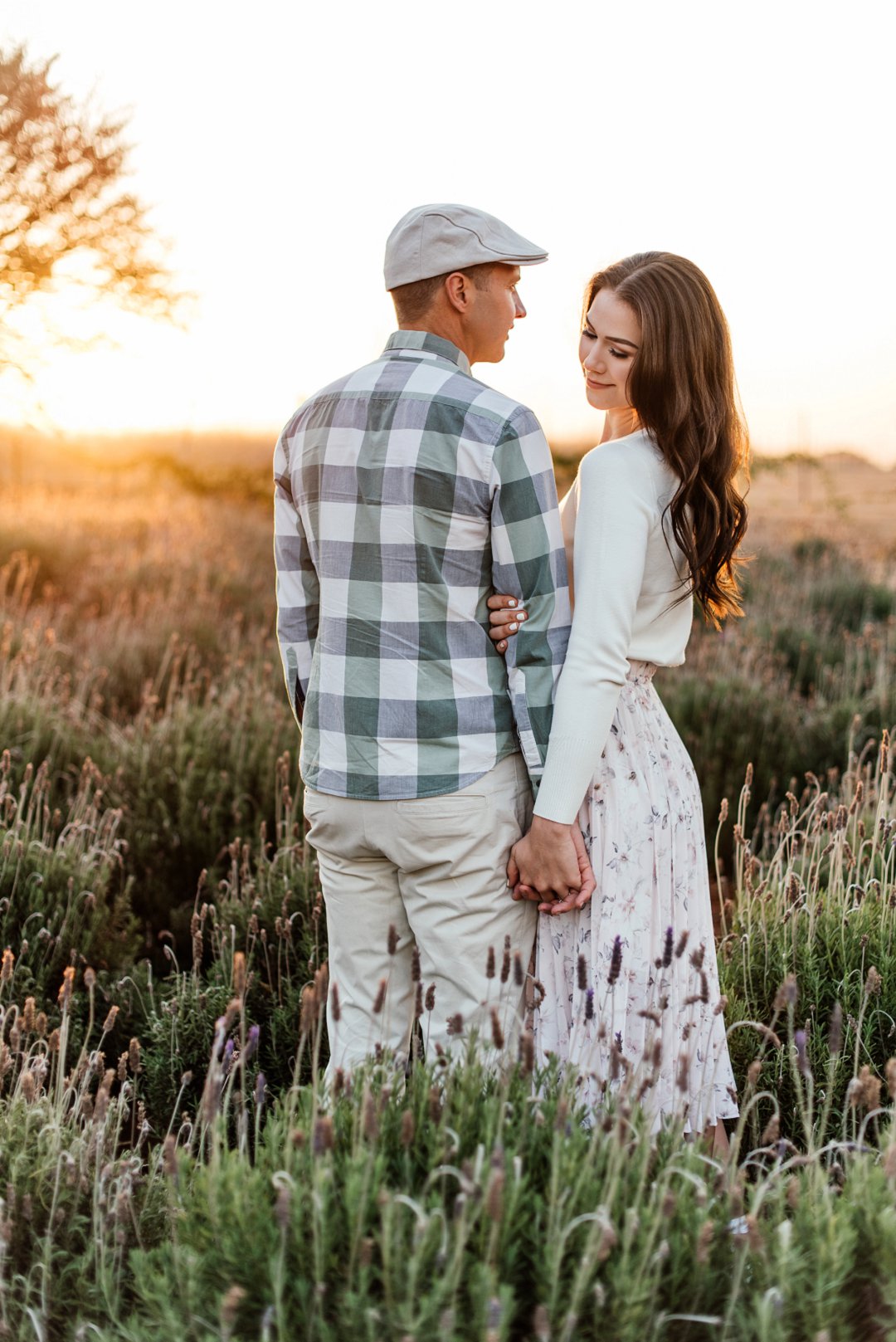 lavender field engagement shoot