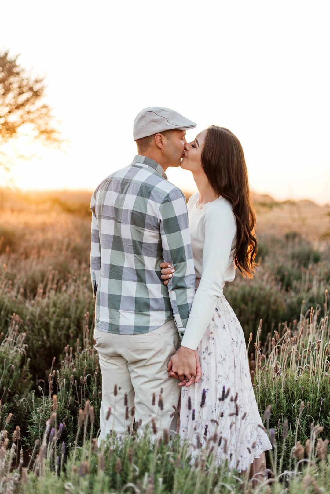 lavender field engagement shoot