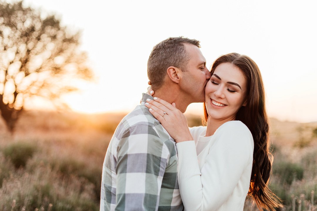 lavender field engagement shoot