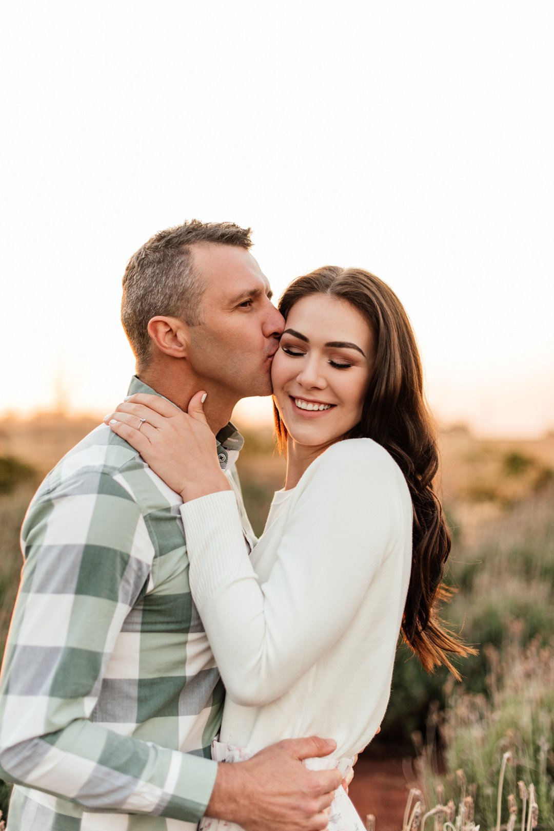 lavender field engagement shoot