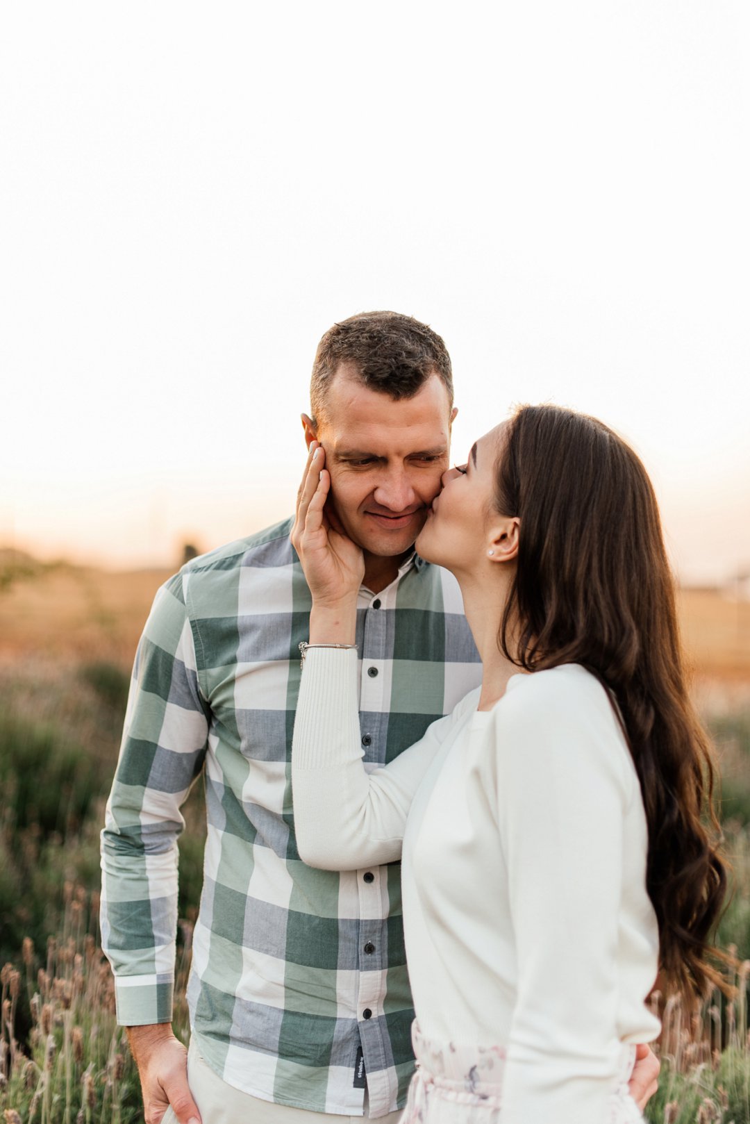 lavender field engagement shoot