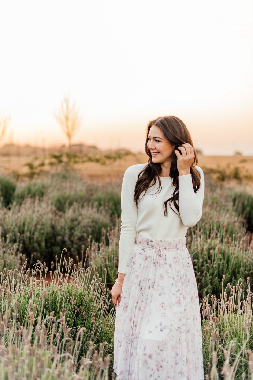 lavender field engagement shoot