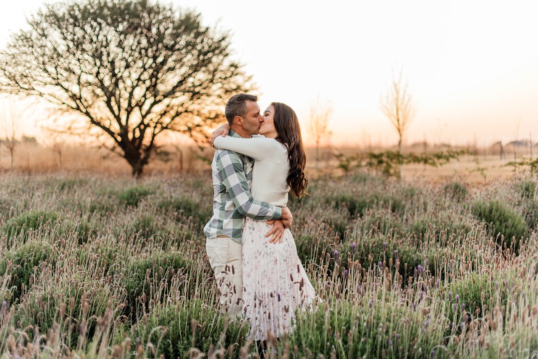 lavender field engagement shoot