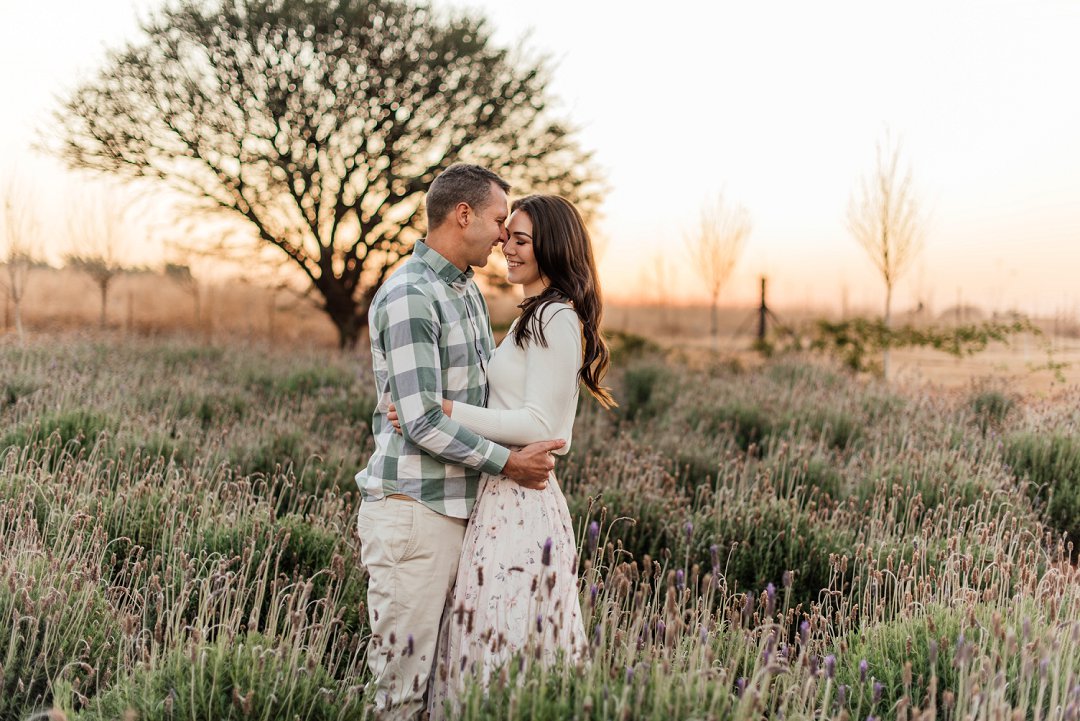 lavender field engagement shoot