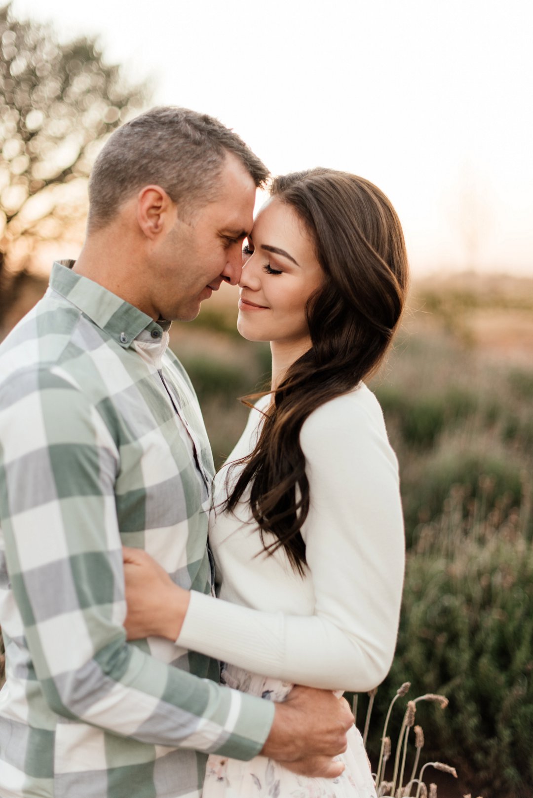 lavender field engagement shoot