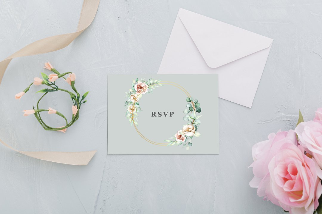 tropical luxury wedding stationery