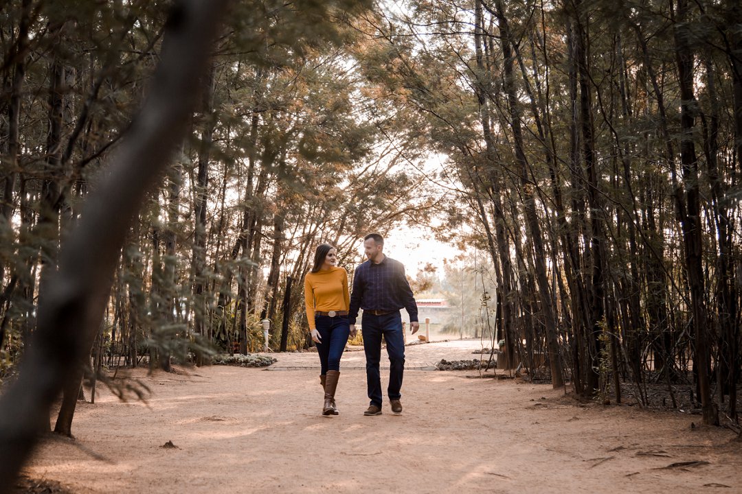 engagement photos between proteas