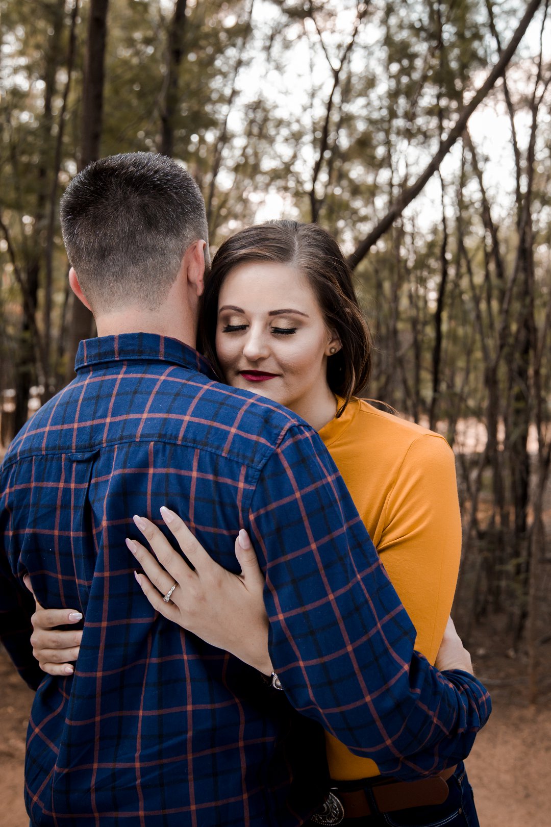 engagement photos between proteas