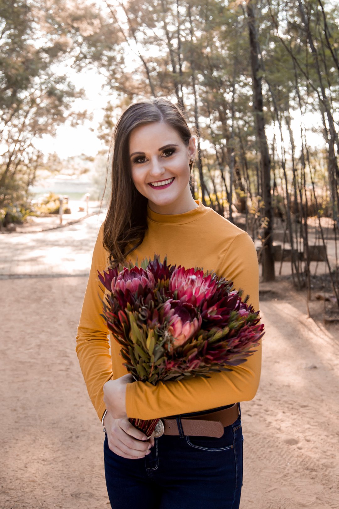 engagement photos between proteas