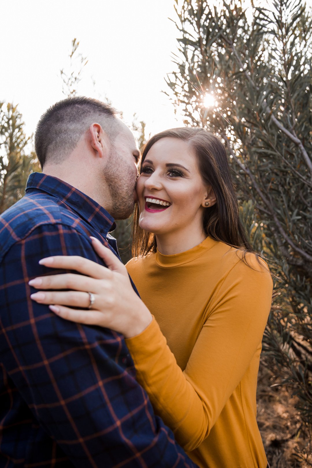 engagement photos between proteas