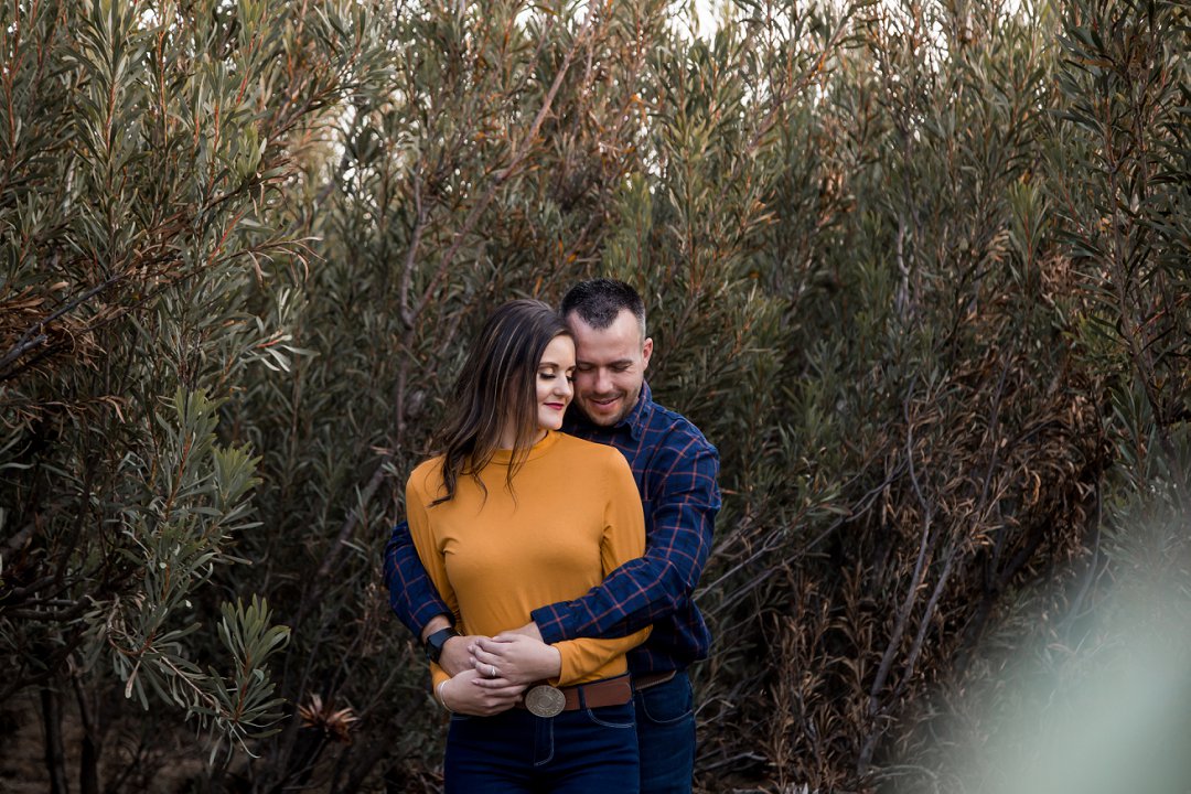 engagement photos between proteas