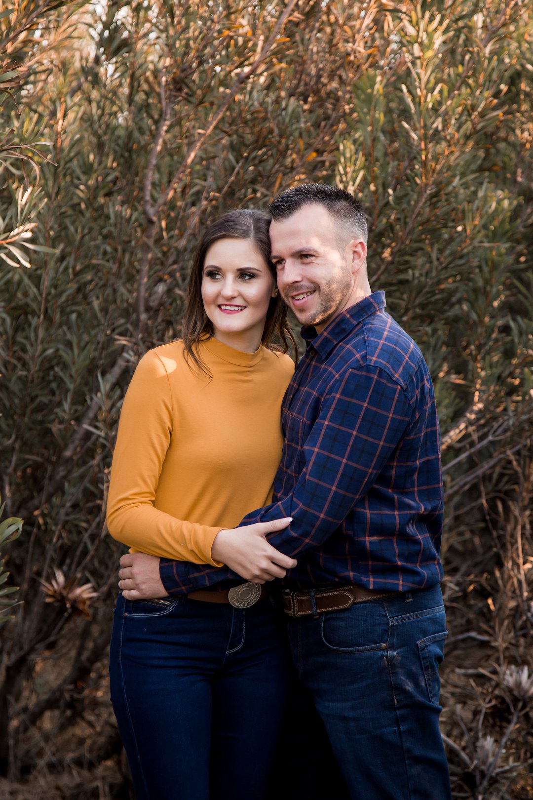 engagement photos between proteas