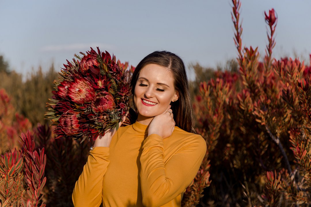 engagement photos between proteas