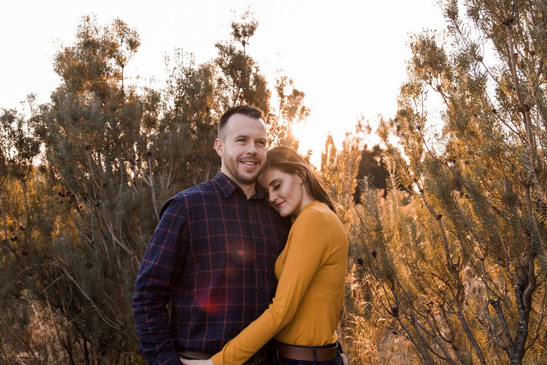 engagement photos between proteas