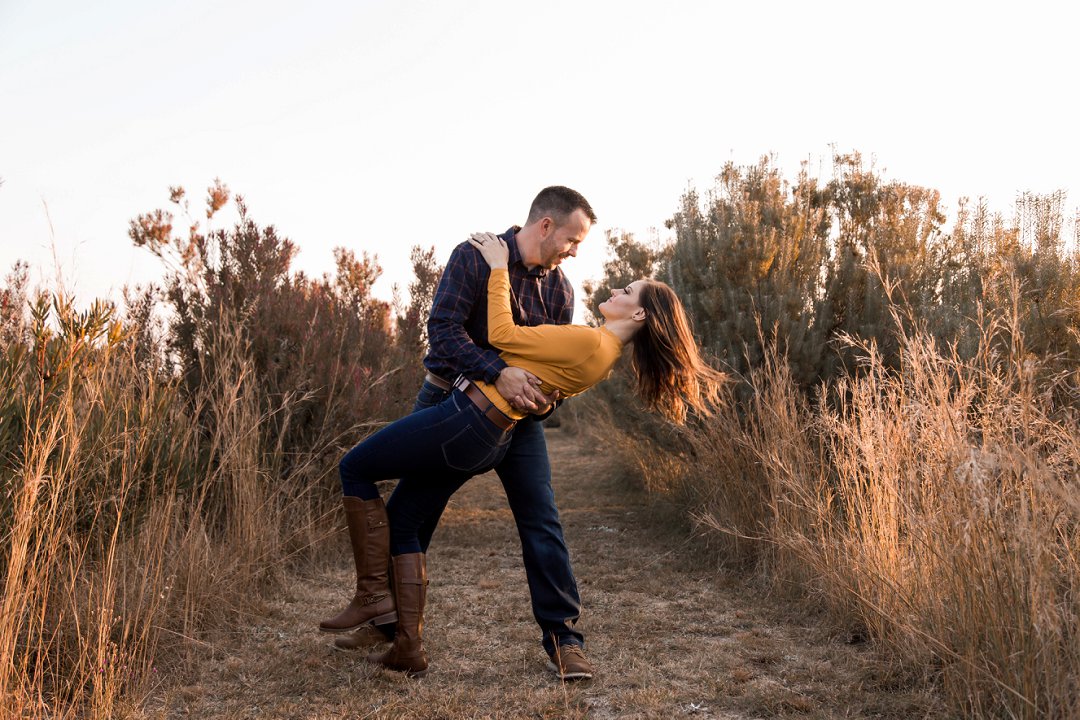 engagement photos between proteas