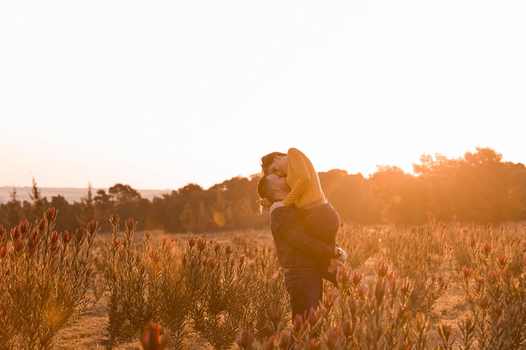 engagement photos between proteas