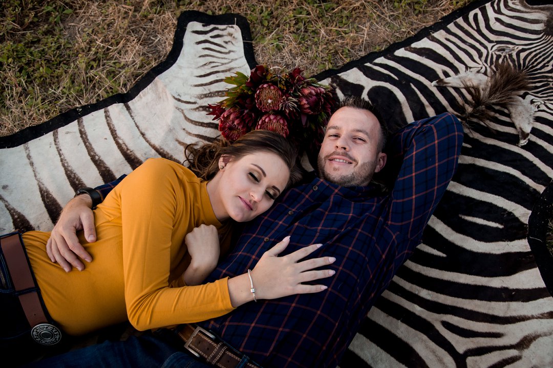 engagement photos between proteas