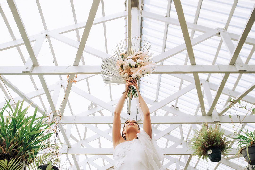 industrial wedding style shoot