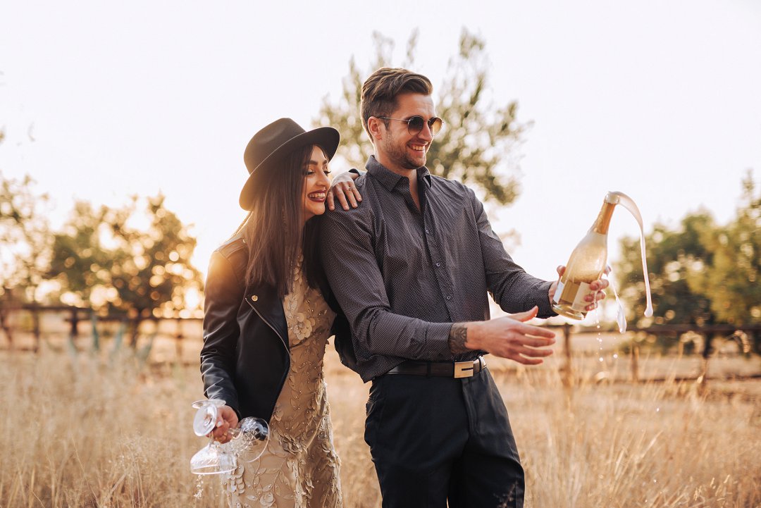 industrial wedding style shoot